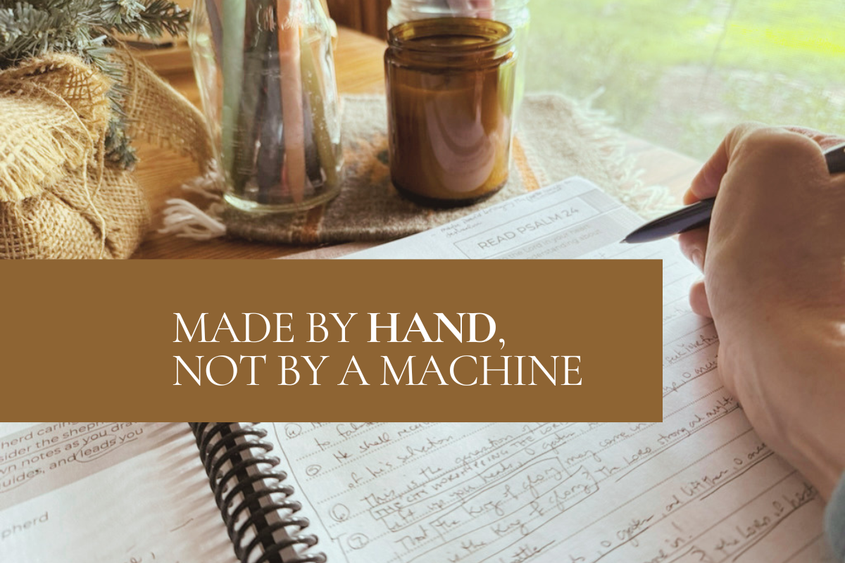 Made by Hand, Not by a Machine