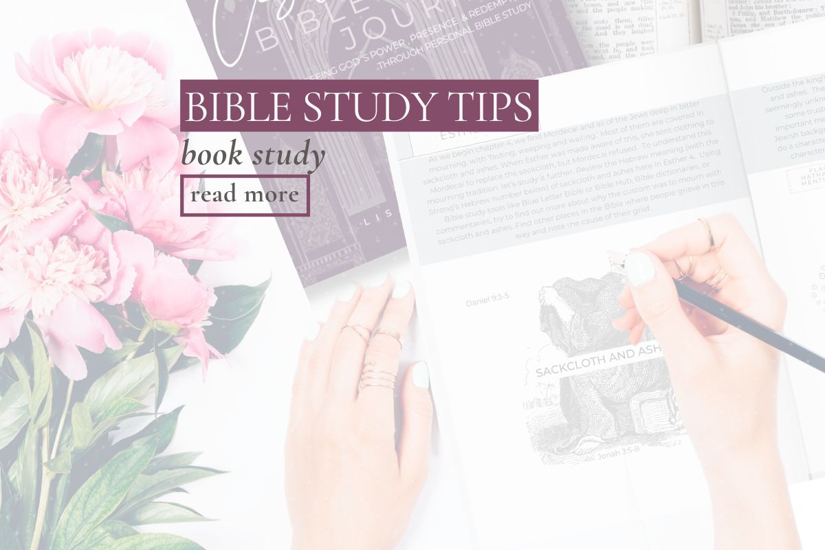 Tips for studying a book of the Bible