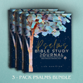 Load image into Gallery viewer, Complete Psalms Bible Study Journal, 3-pack of journals
