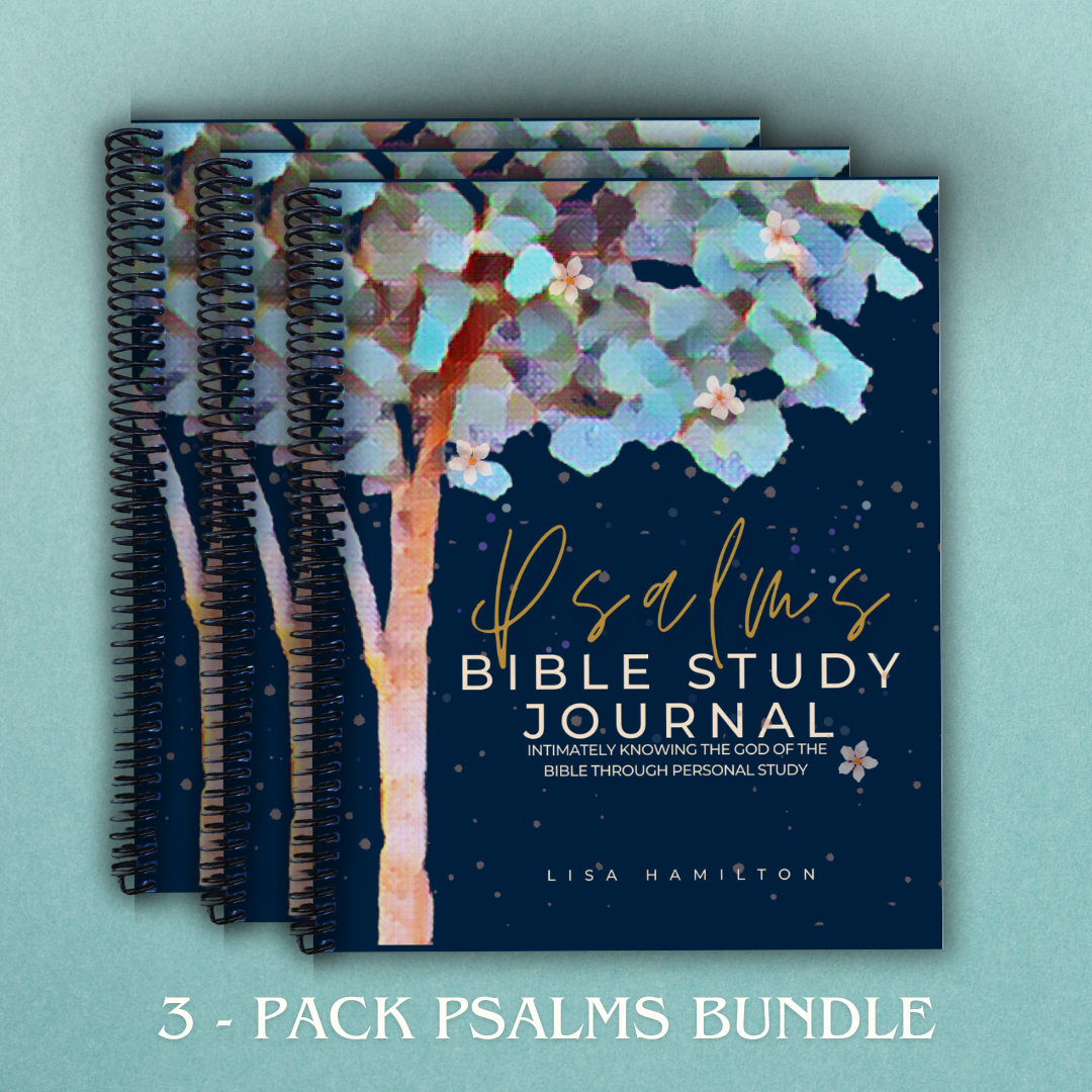 Complete Psalms Bible Study Journal, 3-pack of journals