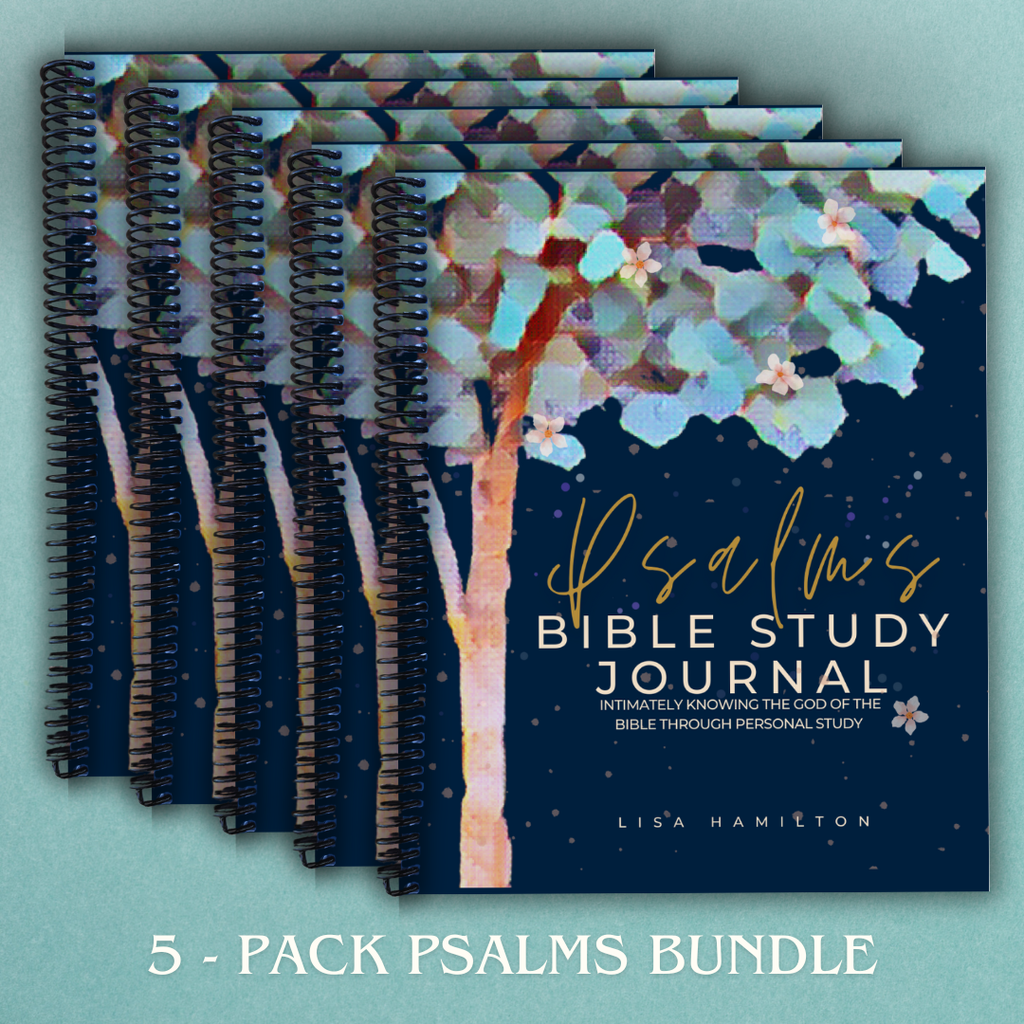 Complete Psalms Bible Study Journal, 5-pack of journals