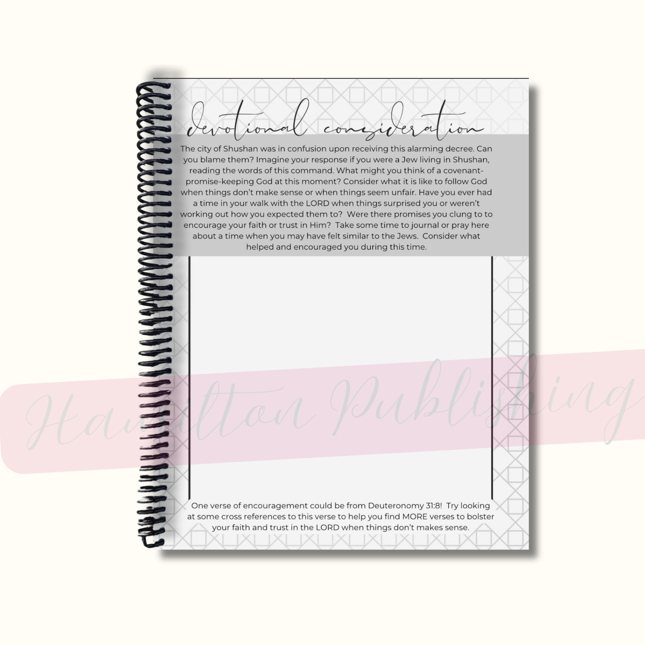 Esther Bible Study Journal (Spiral-Bound)