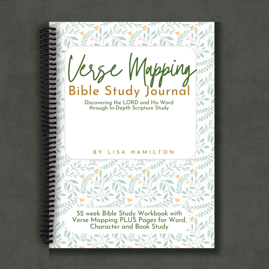 Verse Mapping Bible Study Journal (Garden Edition, Spiral-Bound)