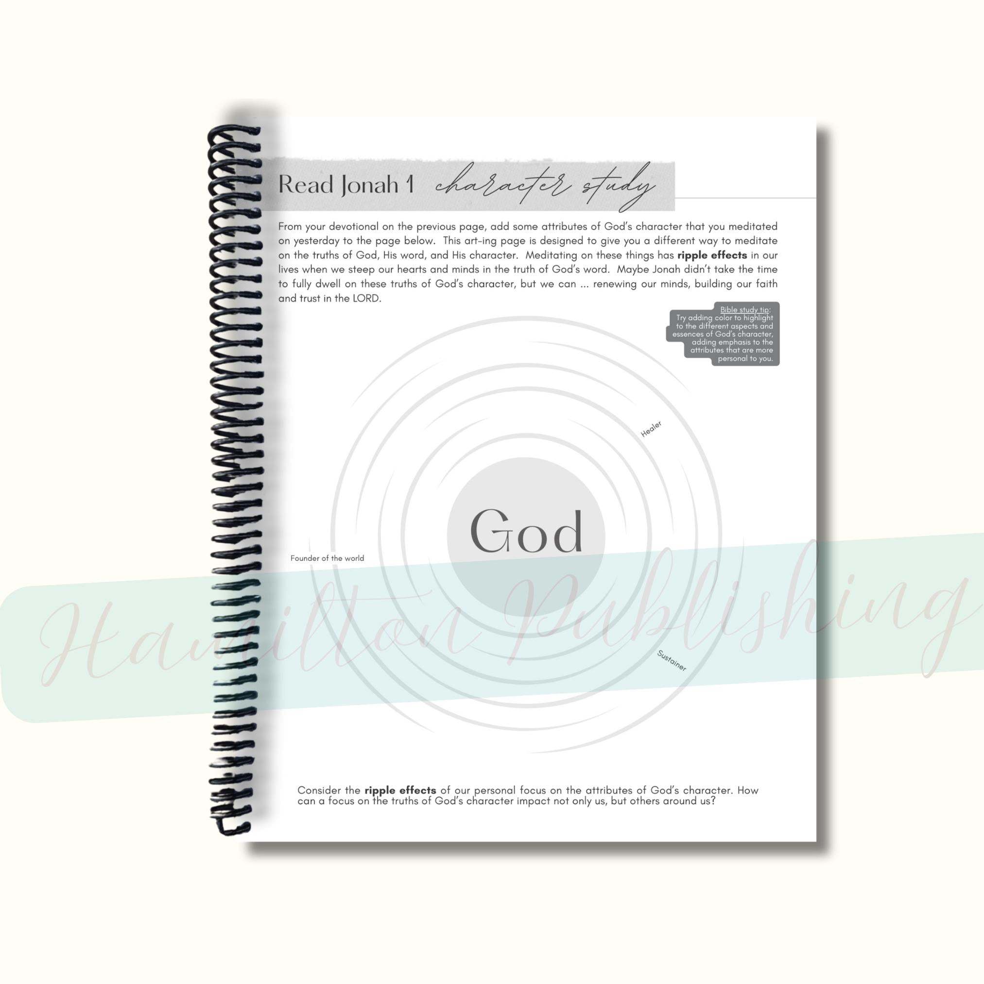 Jonah Bible Study Journal (Spiral-Bound)