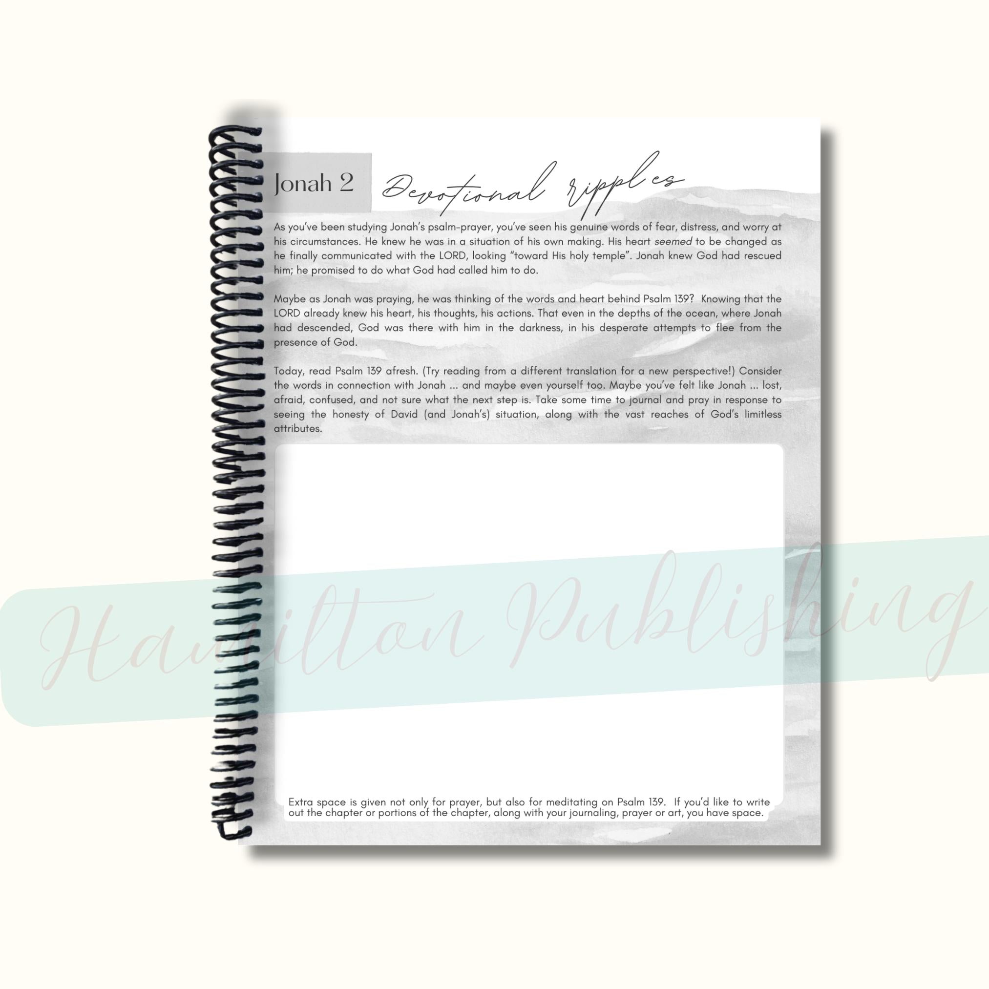Jonah Bible Study Journal (Spiral-Bound)