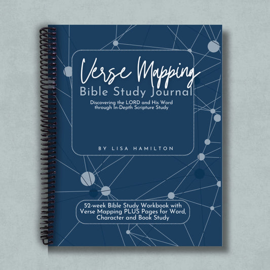 Verse Mapping Bible Study Journal (Constellation Edition, Spiral-Bound)