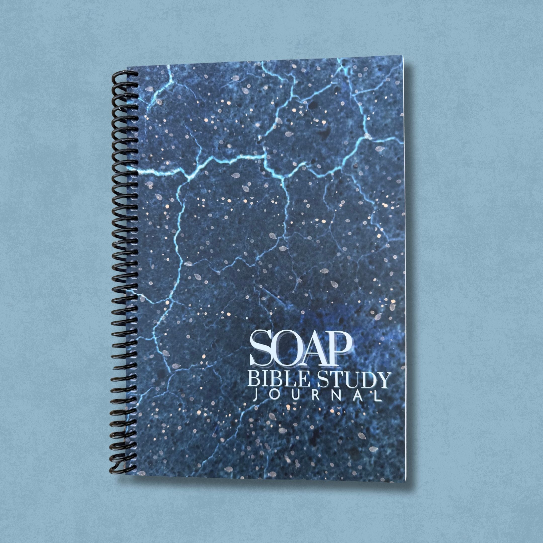 SOAP Bible Study Journal (Ocean Waves Edition, Spiral-Bound)