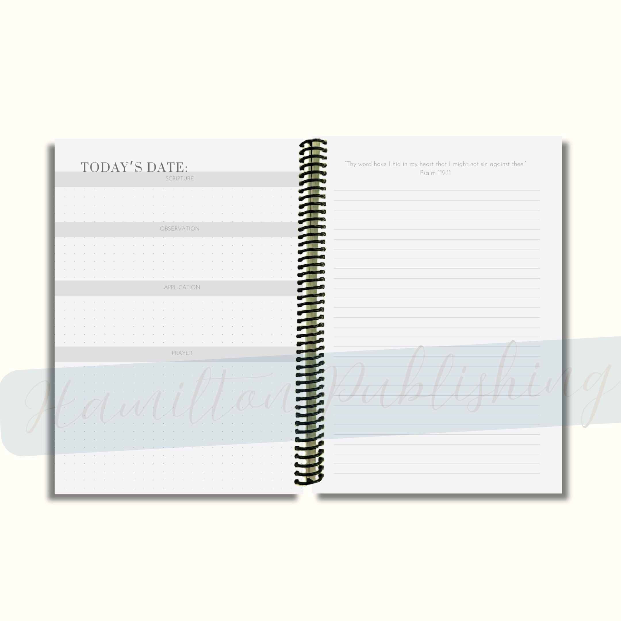 SOAP Bible Study Journal (Ocean Waves Edition, Spiral-Bound)