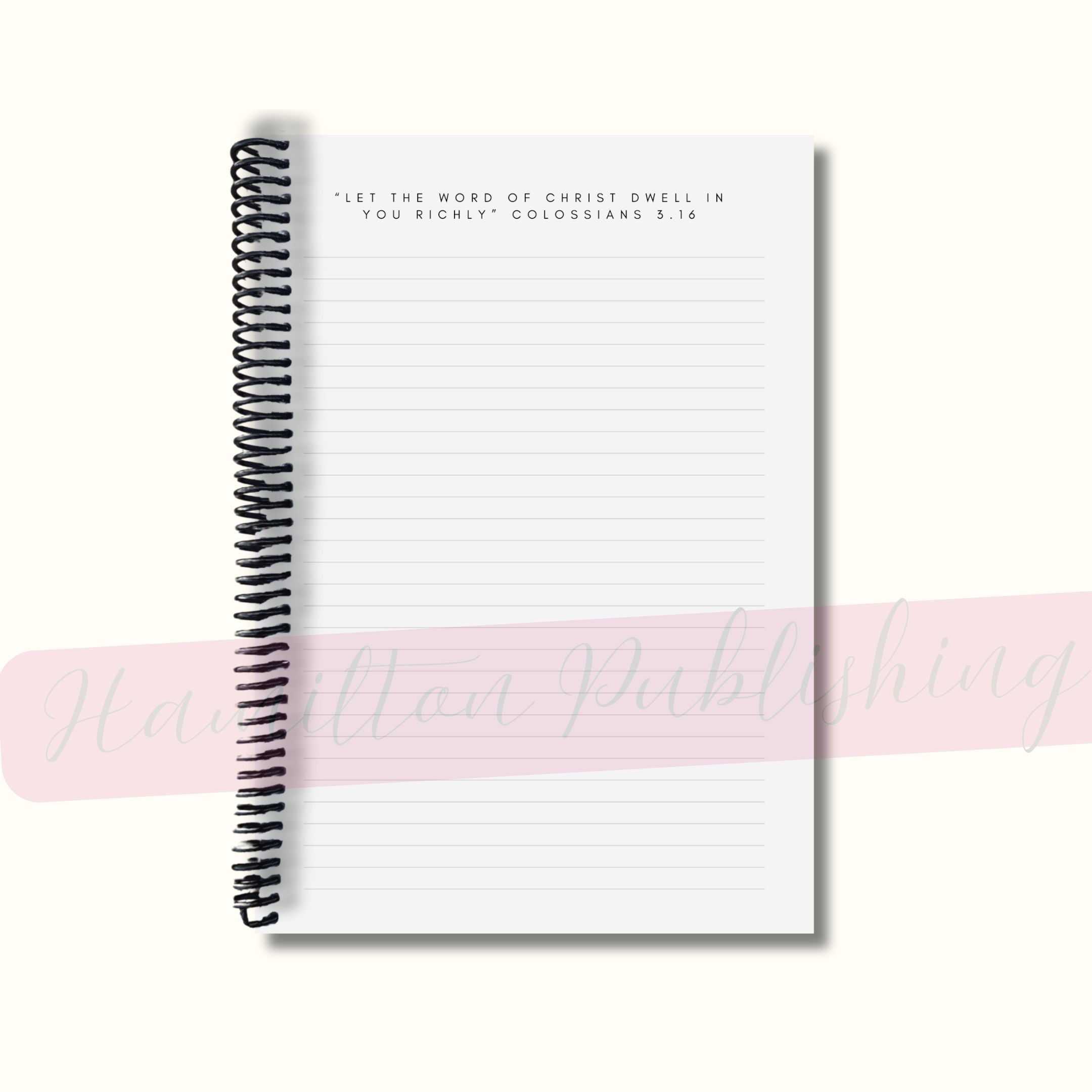 SOAP Bible Study Journal (Rose Garden Edition, Spiral-Bound)