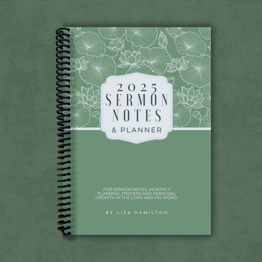 2025 Sermon Notes & Planner (Spiral-Bound)
