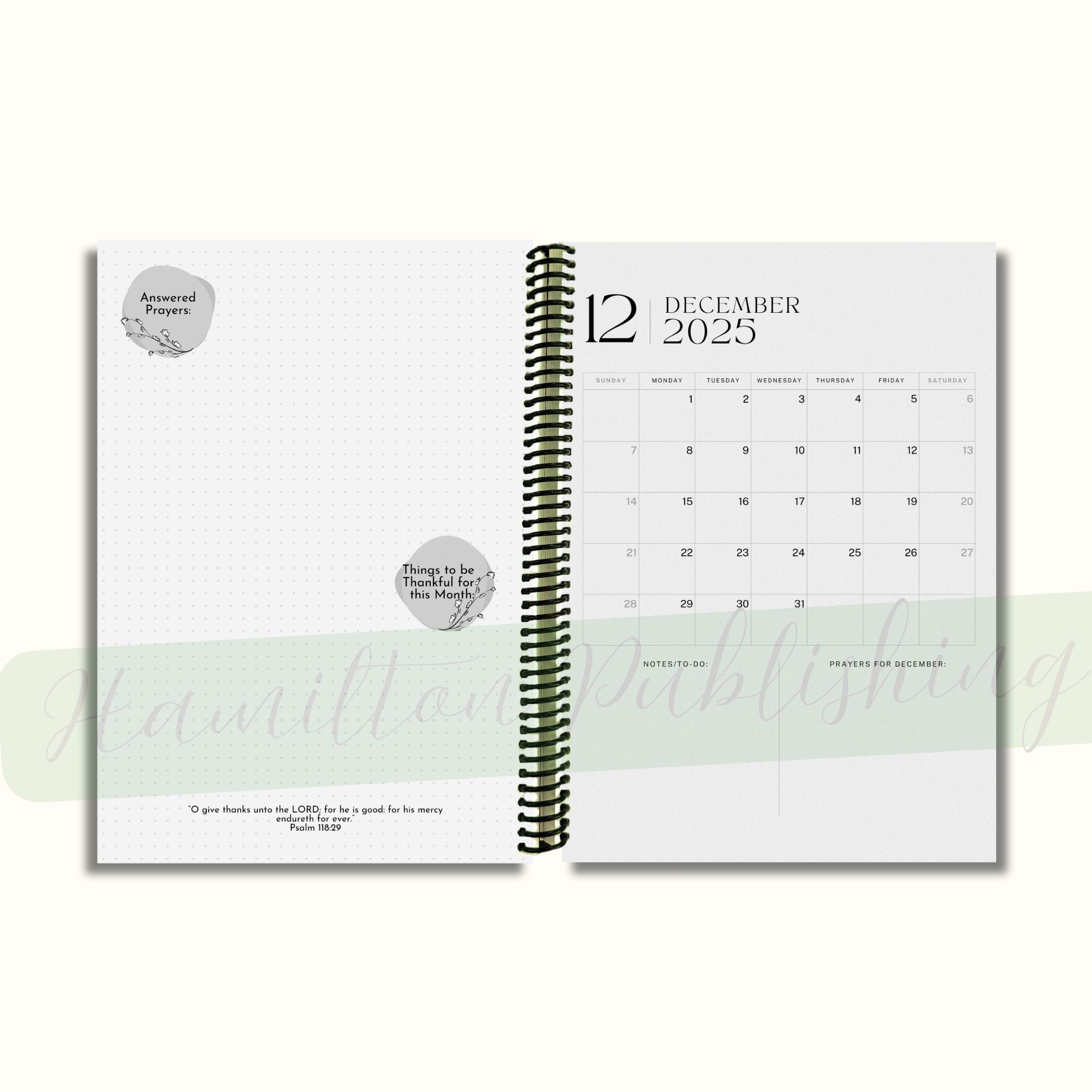 2025 Sermon Notes & Planner (Spiral-Bound)