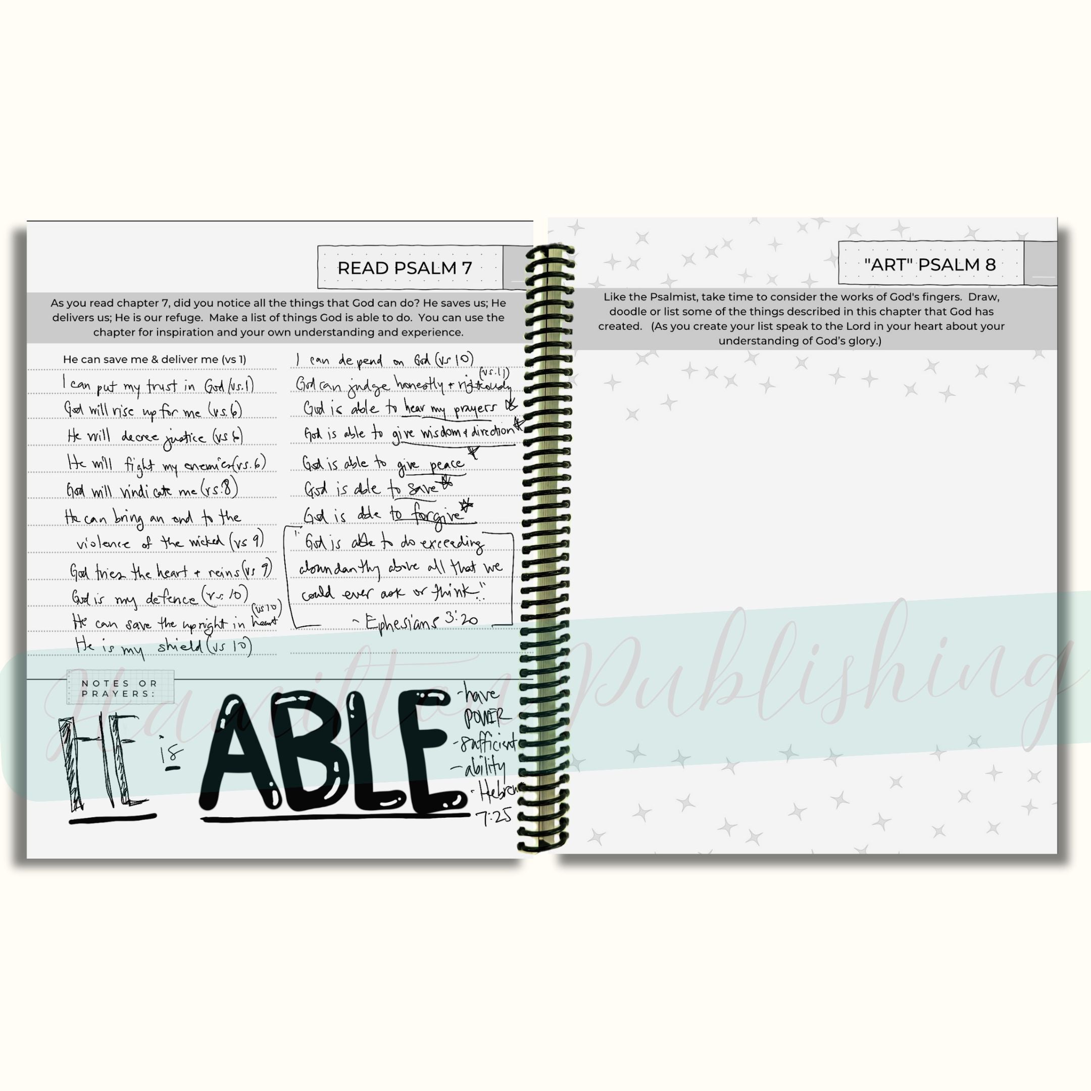 Psalms Bible Study Journal (Spiral-Bound)