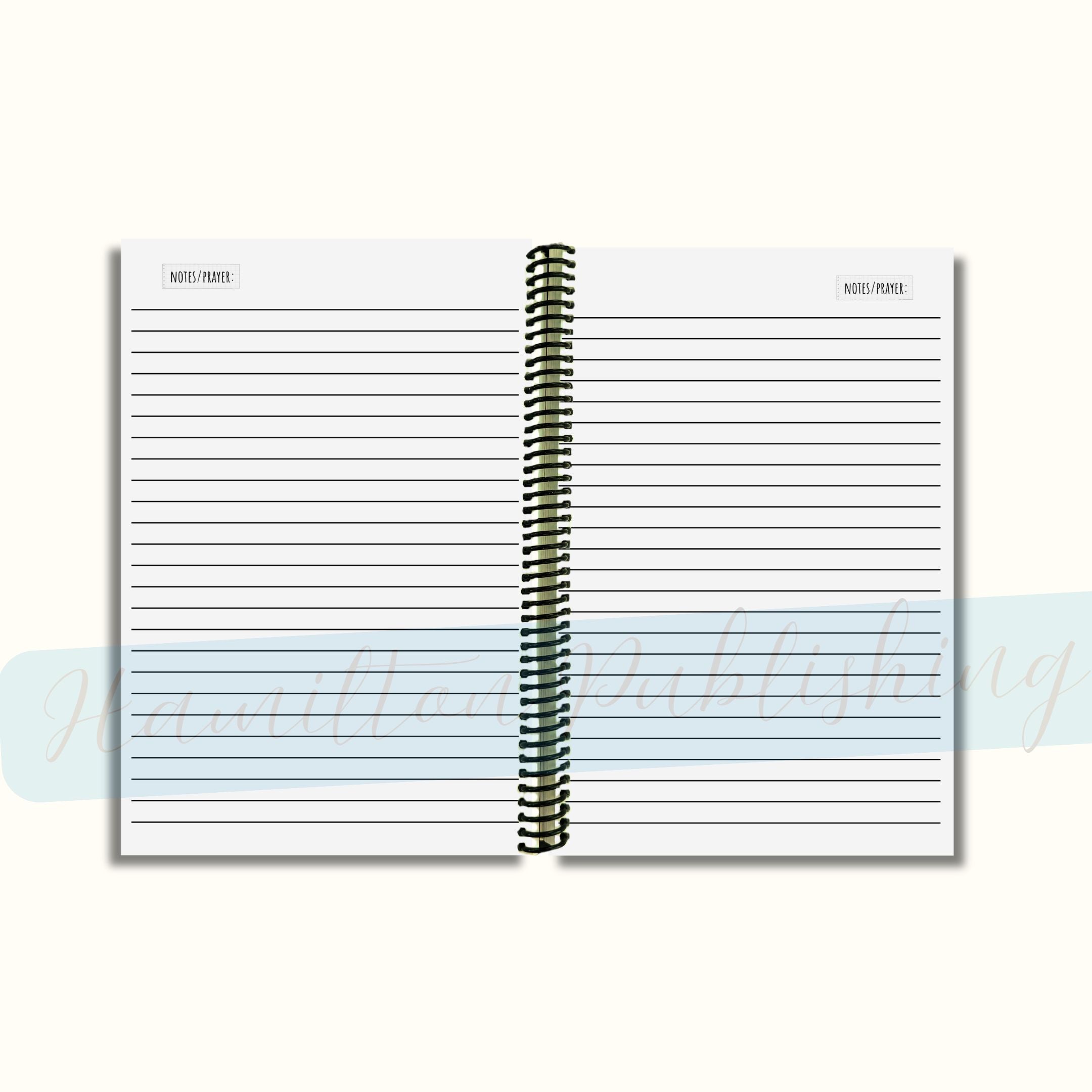 52-Week Sermon Notes Journal (Tranquil Tree Edition, Spiral-Bound)
