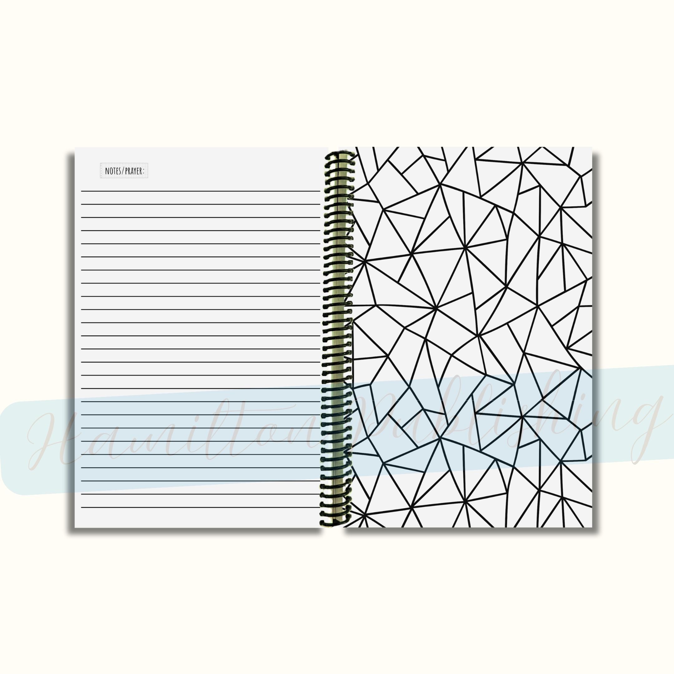 52-Week Sermon Notes Journal (Tranquil Tree Edition, Spiral-Bound)