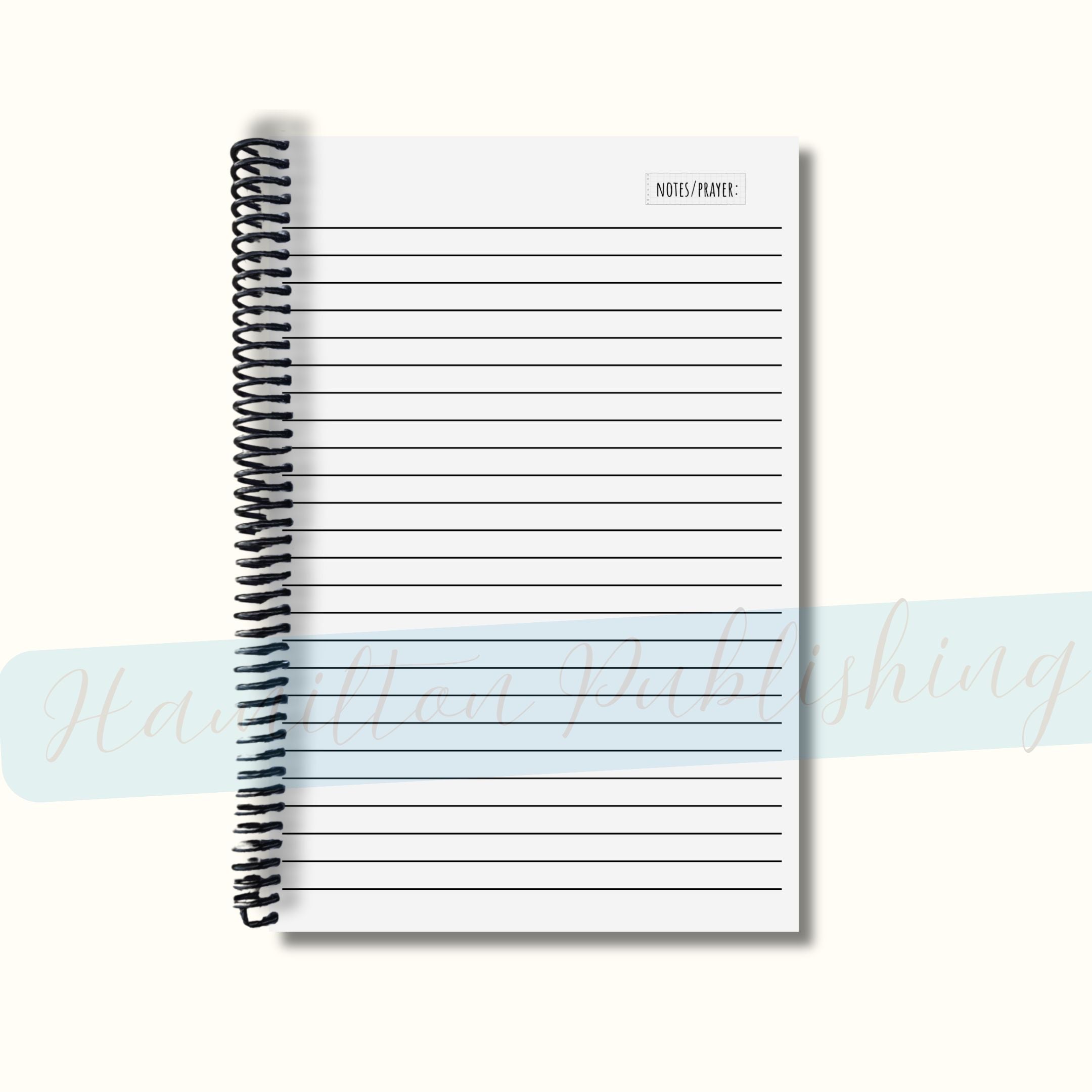 52-Week Sermon Notes Journal (Tranquil Tree Edition, Spiral-Bound)