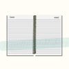 52-Week Sermon Notes Journal (Blooming Faith Edition, Spiral-Bound)