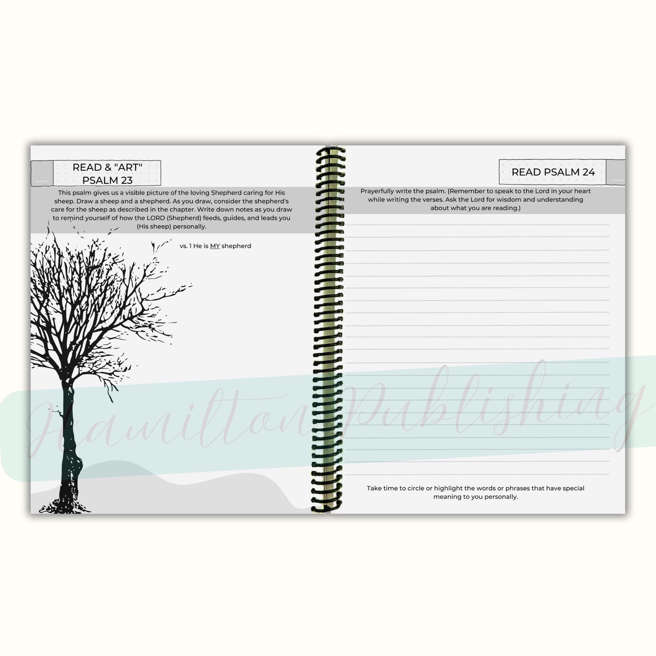 Psalms Bible Study Journal (Spiral-Bound)