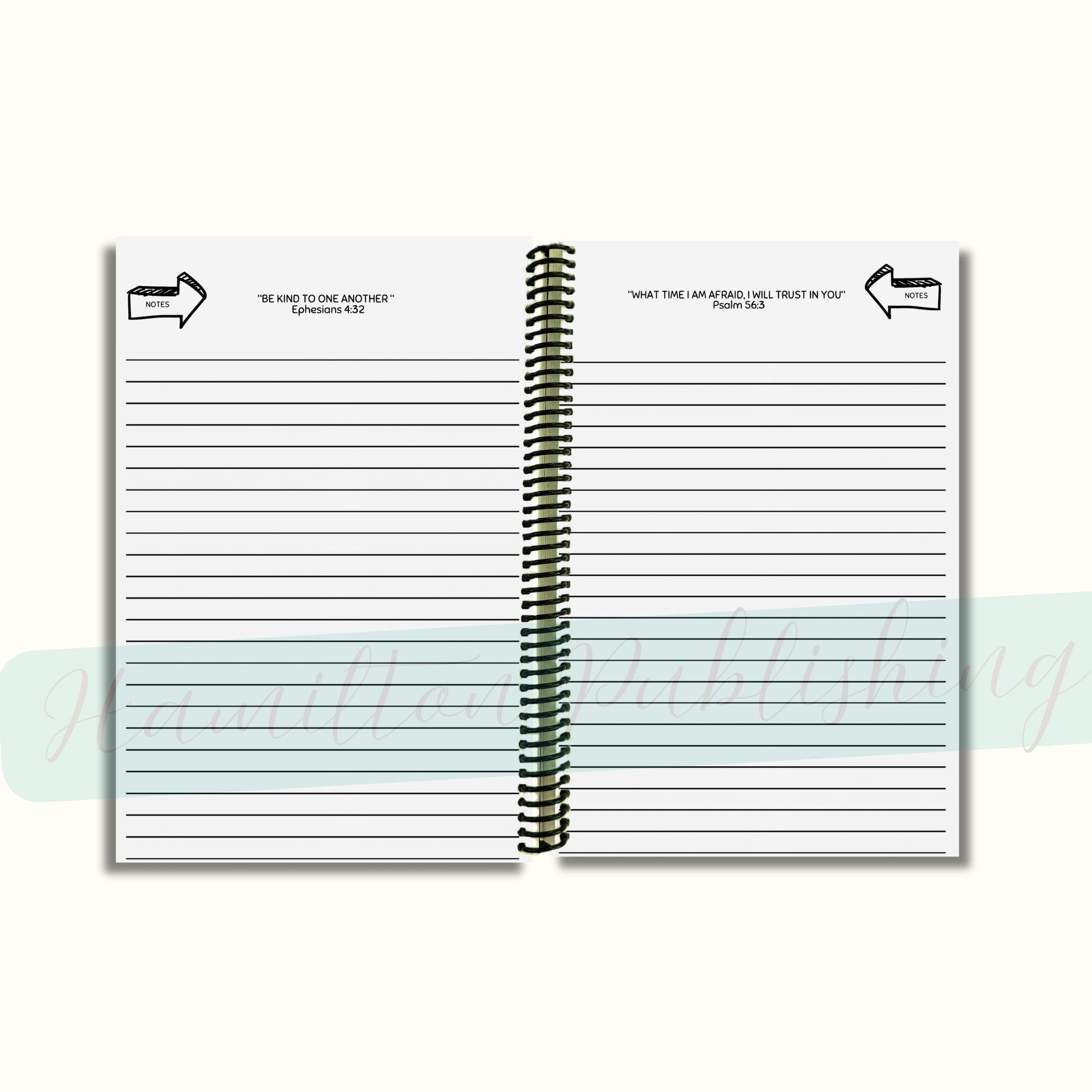 52-Week Sermon Notes Journal for Kids Ages 6-12 (Spiral-Bound)