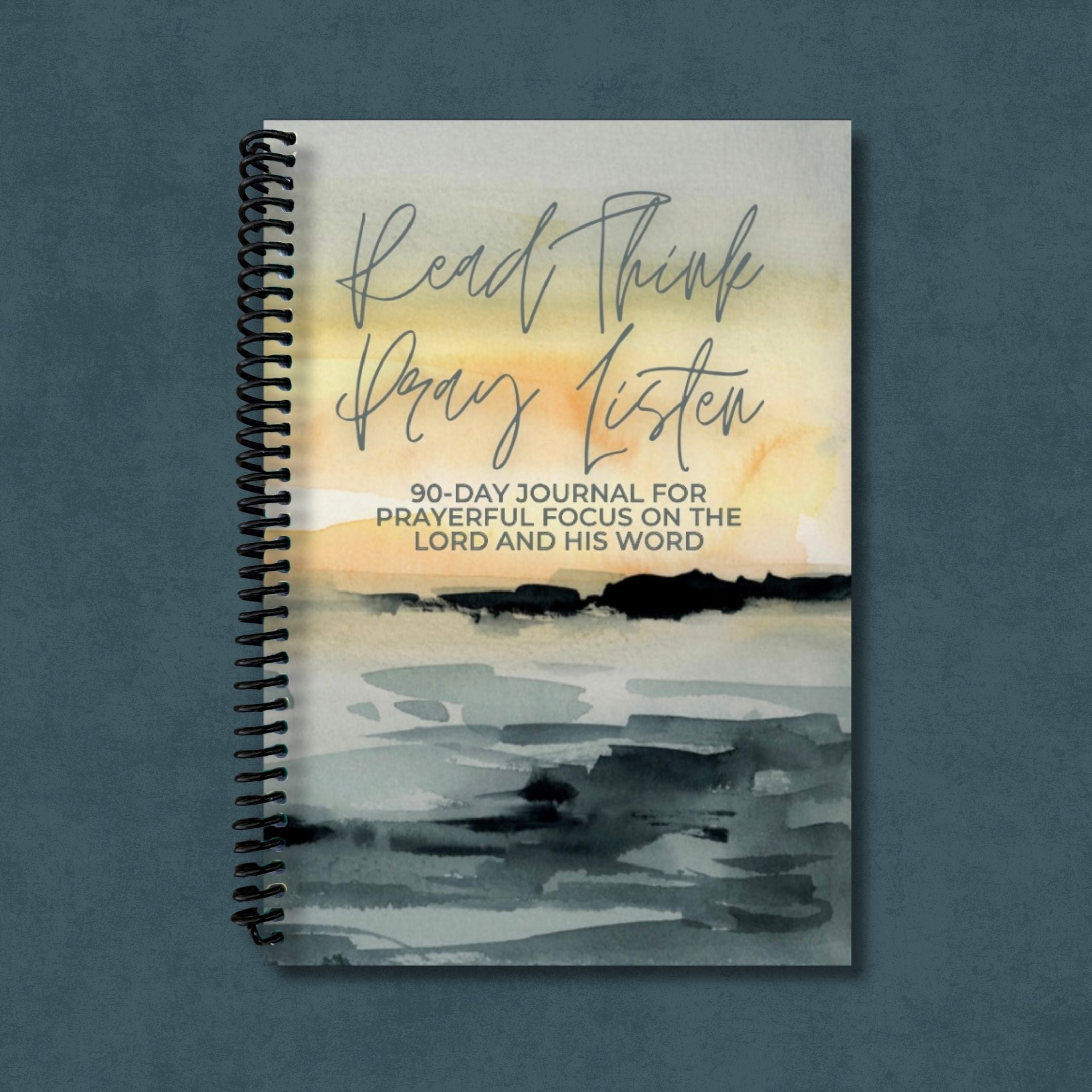 Read, Think, Pray, Listen - 90-Day Devotional Journal (Spiral-Bound)