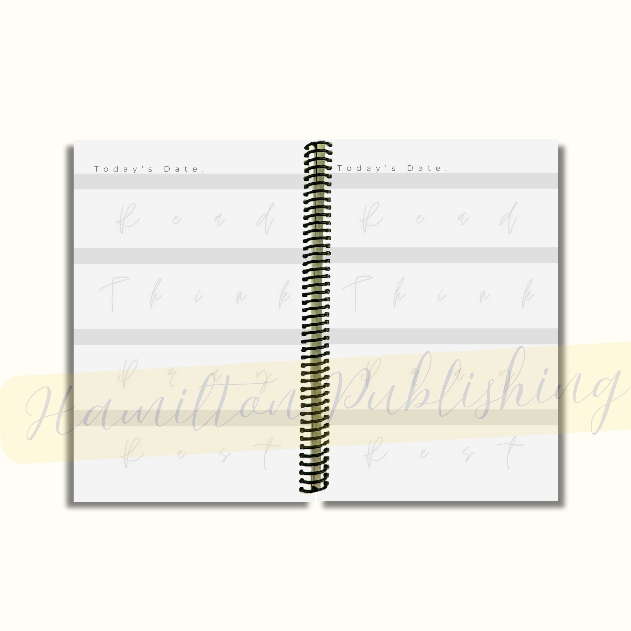 Read, Think, Pray, Listen - 90-Day Devotional Journal (Spiral-Bound)