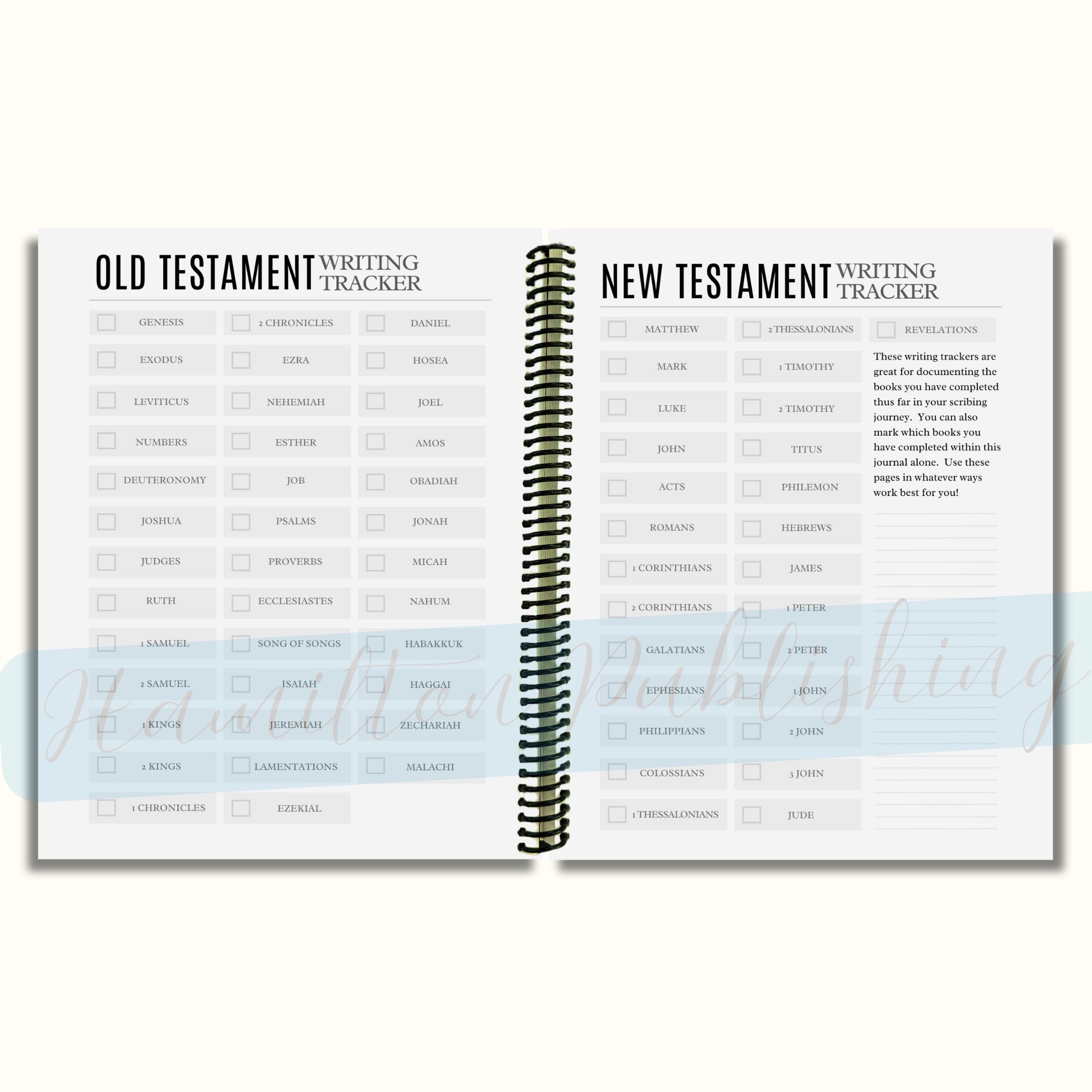 Bible Scribing Journal (Dot Grid, Spiral-Bound)