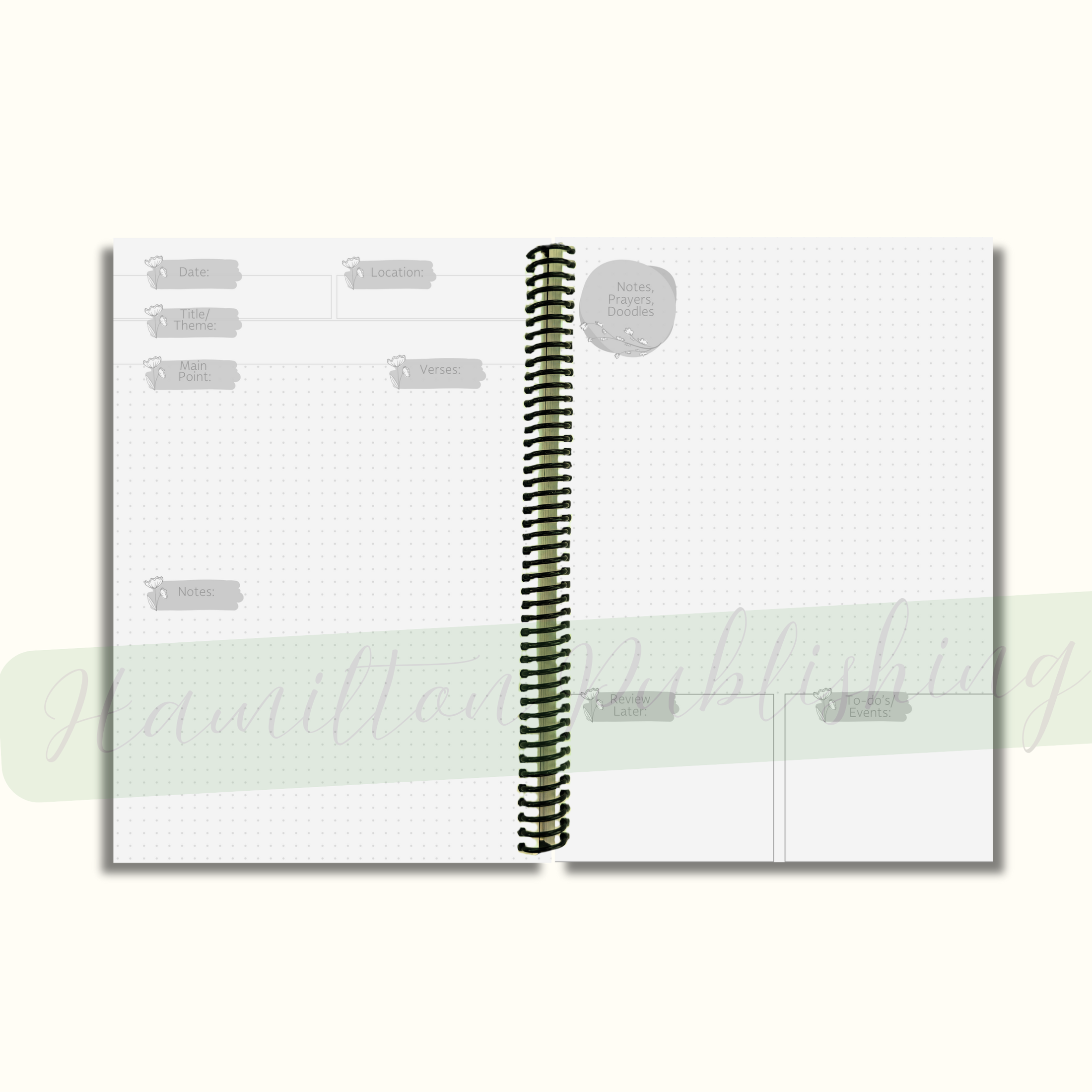 2026 Sermon Notes & Planner (Spiral-Bound)