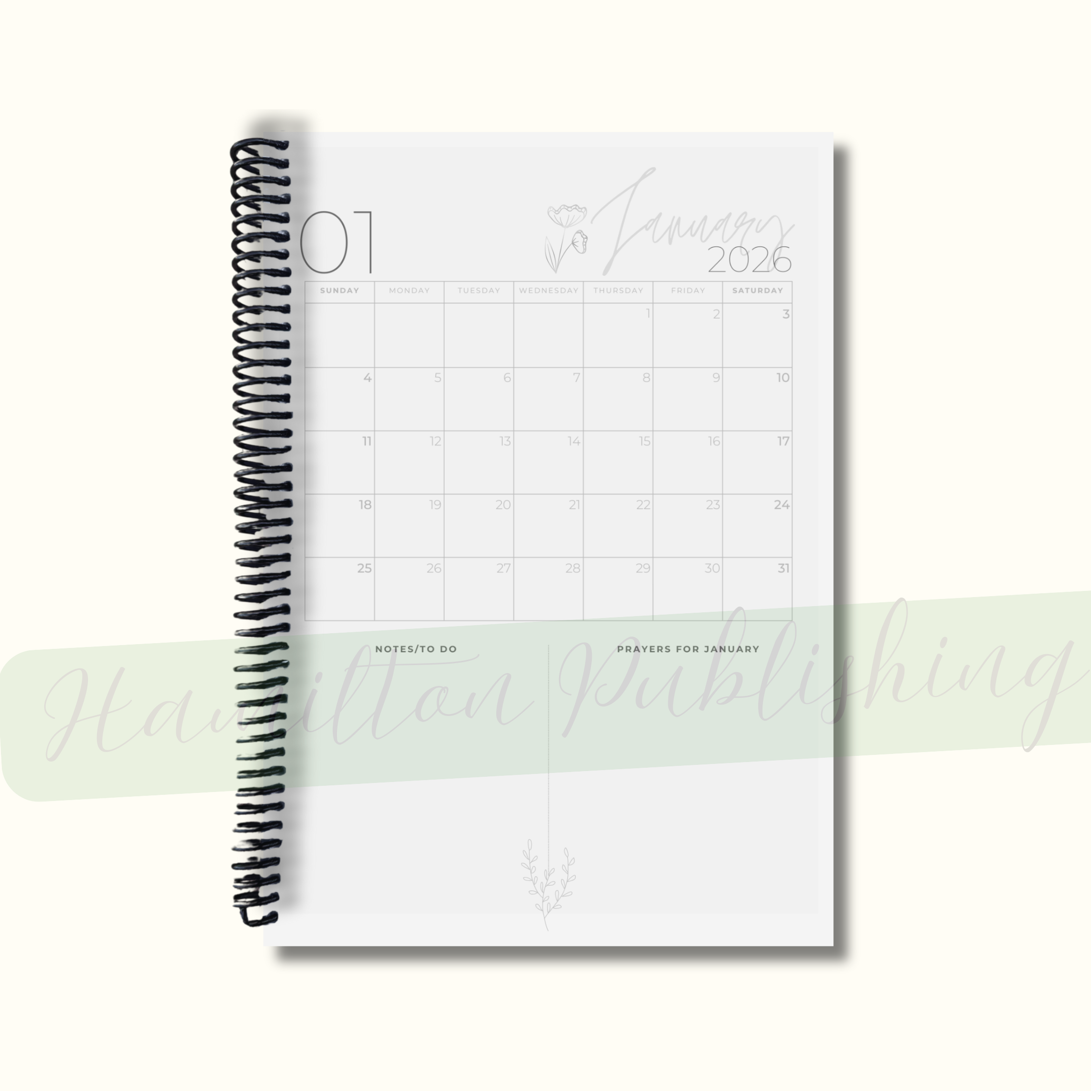 2026 Sermon Notes & Planner (Spiral-Bound)