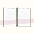 Load image into Gallery viewer, Prayer journal spread with space for scripture and reflection
