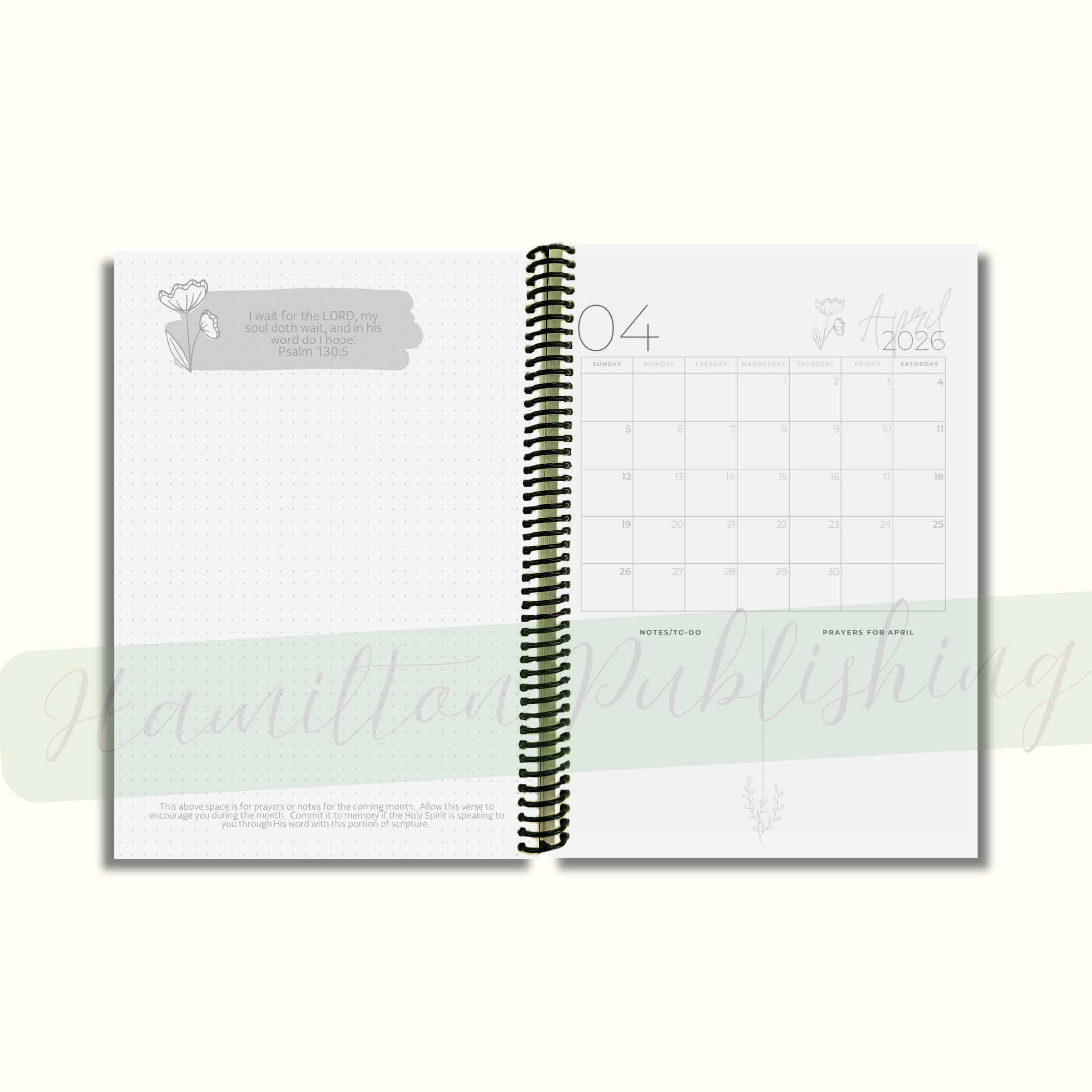 2026 Sermon Notes & Planner (Spiral-Bound)